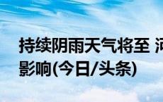 持续阴雨天气将至 河南提醒防范对秋收不利影响(今日/头条)