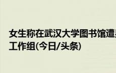 女生称在武汉大学图书馆遭男生性骚扰，武大回应：已成立工作组(今日/头条)