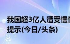 我国超3亿人遭受慢性疼痛，如何就诊？专家提示(今日/头条)