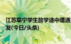 江苏阜宁学生放学途中遭遇交通事故：系驾驶员操作不当引发(今日/头条)