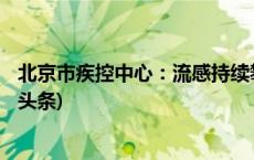 北京市疾控中心：流感持续攀升 多种病原体共同流行(今日/头条)