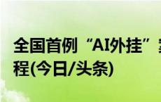 全国首例“AI外挂”案告破！揭秘背后破案过程(今日/头条)