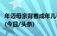 年迈母亲背着成年儿子行走引热议，官方回应(今日/头条)