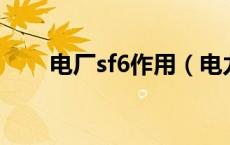 电厂sf6作用（电力设备SF6是什么）