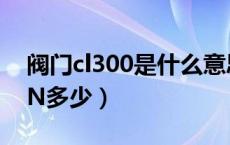 阀门cl300是什么意思（阀门CL600相当于PN多少）