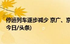 停运列车逐步减少 京广、京沪、京九部分线路仍降速运行(今日/头条)