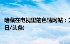 暗藏在电视里的色情网站：为何电视能链接到非法网站？(今日/头条)