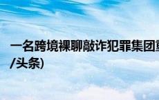 一名跨境裸聊敲诈犯罪集团重要头目从缅甸被押解回国(今日/头条)