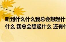 听到什么什么我总会想起什么什么还有什么什么造句（听到什么 我总会想起什么 还有什么 看到什么 我总会想起什么）