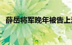 薛岳将军晚年被告上法庭视频（薛岳将军）