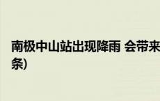 南极中山站出现降雨 会带来哪些影响？专家分析→(今日/头条)