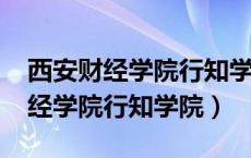 西安财经学院行知学院2019分数线（西安财经学院行知学院）