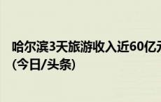 哈尔滨3天旅游收入近60亿元 冰雪世界开启“宠客”模式→(今日/头条)