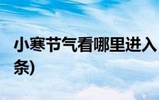 小寒节气看哪里进入“冰封模式”？(今日/头条)