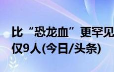 比“恐龙血”更罕见！新发现1例，目前全国仅9人(今日/头条)