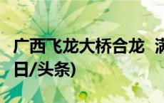 广西飞龙大桥合龙 满足平陆运河通航要求(今日/头条)