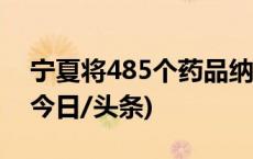 宁夏将485个药品纳入“双通道”保障范围(今日/头条)