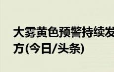 大雾黄色预警持续发布 今起冷空气将影响北方(今日/头条)