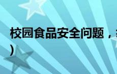 校园食品安全问题，举报电话公布(今日/头条)