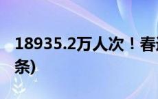 18935.2万人次！春运首日数据出炉(今日/头条)