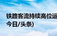 铁路客流持续高位运行，热门线路增开列车(今日/头条)