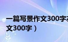 一篇写景作文300字左右三年级（一篇写景作文300字）