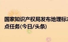 国家知识产权局发布地理标志保护工程实施方案 确定七项重点任务(今日/头条)