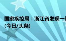 国家疾控局：浙江省发现一例H3N2与H10N5混合感染病例(今日/头条)