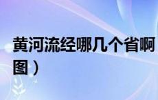 黄河流经哪几个省啊（黄河流经哪几个省份地图）