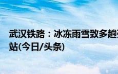 武汉铁路：冰冻雨雪致多趟列车停运，请不要贸然前往火车站(今日/头条)