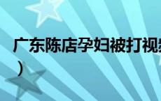 广东陈店孕妇被打视频（广东孕妇被群殴事件）