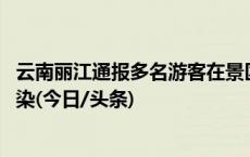 云南丽江通报多名游客在景区就餐后上吐下泻 系诺如病毒感染(今日/头条)