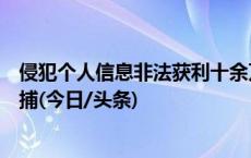 侵犯个人信息非法获利十余万，南京两名“私家侦探”被批捕(今日/头条)