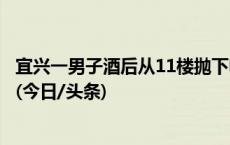 宜兴一男子酒后从11楼抛下电视砸损汽车，被判刑并处罚金(今日/头条)