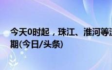 今天0时起，珠江、淮河等流域进入为期四个月的春季禁渔期(今日/头条)