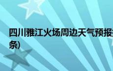 四川雅江火场周边天气预报提示：需注意较强阵风(今日/头条)