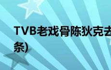 TVB老戏骨陈狄克去世，终年76岁(今日/头条)