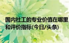 国内社工的专业价值在哪里？专家：我们需要更清晰的分工和评价指标(今日/头条)