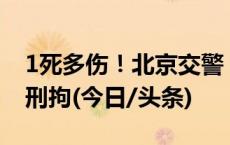 1死多伤！北京交警：高某某（男，21岁），刑拘(今日/头条)