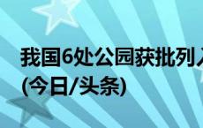 我国6处公园获批列入世界地质公园网络名录(今日/头条)