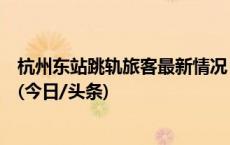 杭州东站跳轨旅客最新情况：送医救治后已转送重症医学科(今日/头条)