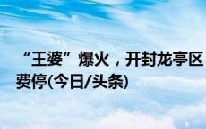 “王婆”爆火，开封龙亭区：外地游客车辆可在辖区单位免费停(今日/头条)