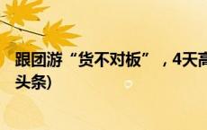 跟团游“货不对板”，4天高档酒店游客住1天被赶走(今日/头条)