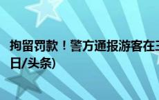 拘留罚款！警方通报游客在三亚拍照被辱骂殴打处理情况(今日/头条)