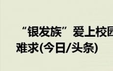 “银发族”爱上校园生活 老年大学一“位”难求(今日/头条)