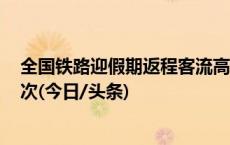 全国铁路迎假期返程客流高峰 今天预计发送旅客1790万人次(今日/头条)