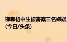 邯郸初中生被害案三名嫌疑人被核准追诉，法学专家解三问(今日/头条)