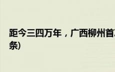 距今三四万年，广西柳州首次发掘清理出史前墓葬(今日/头条)