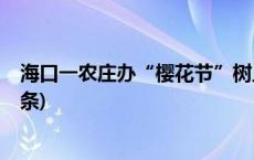 海口一农庄办“樱花节”树上全是假花？官方通报(今日/头条)