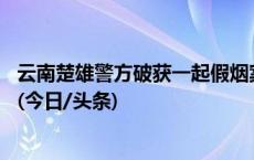 云南楚雄警方破获一起假烟案：查获假烟6万余支，抓获3人(今日/头条)